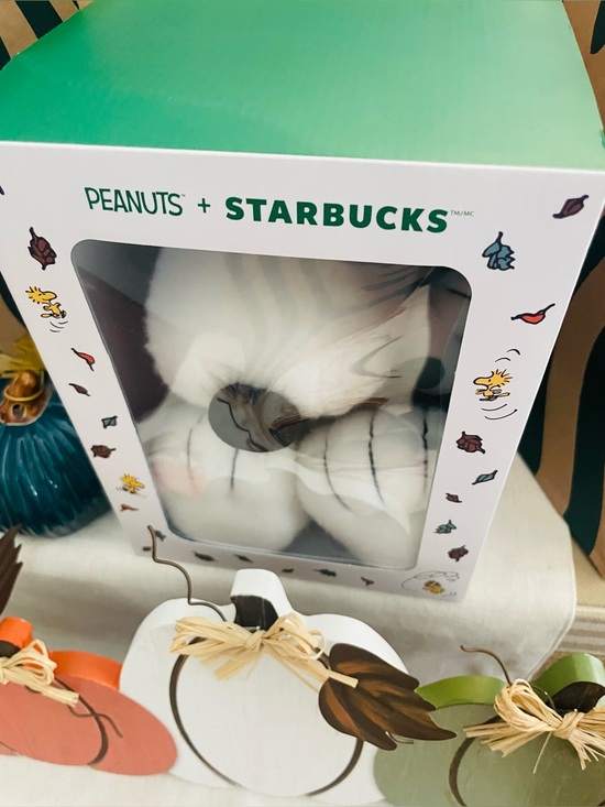 Starbucks Other - Peanuts x Starbucks White Plush Snoopy Dog - Collaboration